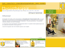 Tablet Screenshot of erhardschmid.de